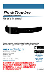 max mobility PushTracker Mode D'emploi