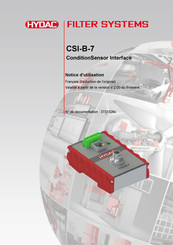 Hydac CSI-B-7 Notice D'utilisation