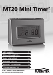 Marmitek MT20 Mini Timer Guide Utilisateur