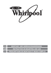 Whirlpool AKR 754 IX Instructions De Montage