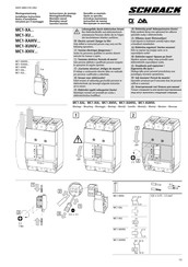 Schrack MC1-XA Série Instructions De Montage