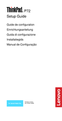 Lenovo ThinkPad P72 Guide De Configuration