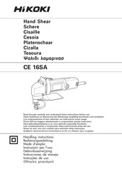 HIKOKI CE 16SA Mode D'emploi