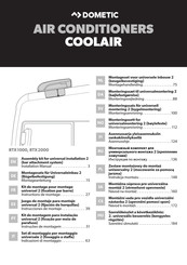 Dometic COOLAIR DAF Space Cap RTX 1000 Instructions De Montage