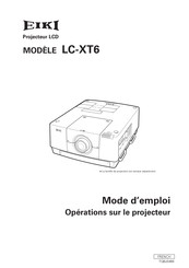 Eiki LC-XT6 Mode D'emploi