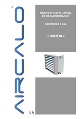 Aircalo VENTIS 6 Notice D'installation Et De Maintenance