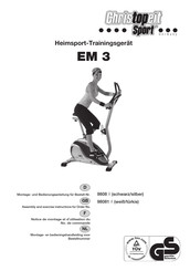 Christopeit Sport EM 3 Notice De Montage Et D'utilisation