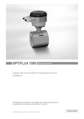 KROHNE OPTIFLUX 1000 Manuel De Référence