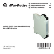 Allen-Bradley 931S-C2R1D-DC2R Notice D'utilisation