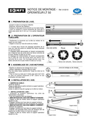 Somfy LT 50 Notice De Montage