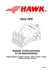 Hawk HFR40F Instructions D'exploitation Et De Maintenance