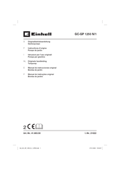 EINHELL GC-GP 1250 N/1 Instructions D'origine