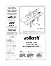 Wolfcraft 6156 Manuel D'utilisation