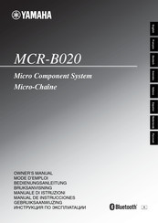 Yamaha MCR-B020 Mode D'emploi