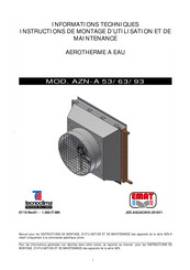EMAT Tecnoclima AZN-A 93 Instructions De Montage