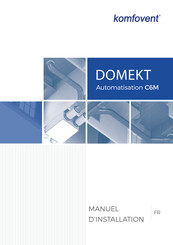 Komfovent DOMEKT Automatisation C6M Manuel D'installation