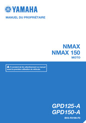 Yamaha NMX GPD125-A Manuel Du Propriétaire