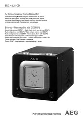 AEG SRC 4325 CD Mode D'emploi