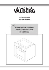 VALBERG VAL56MCAB MK2 Notice D'installation Et D'utilisation