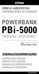 Dörr PBi-5000 Notice D'utilisation