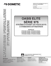 Dometic OASIS ELITE 97556.0 Série Instructions D'installation
