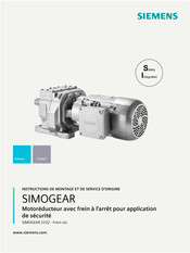 Siemens SIMOGEAR 2332 Instructions De Montage Et De Service D'origine