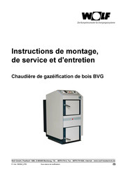 Wolf BVG 30 Instructions De Montage