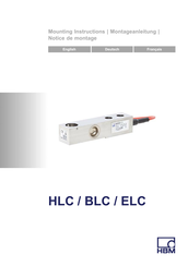 HBM HLCB1-C3-110 Notice De Montage