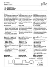 Pilz PSEN ma1.3b-25 Manuel D'utilisation