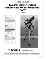 Orion 10273 Mode D'emploi