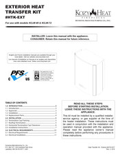 Hussong Kozy Heat HTK-EXT-105 Manuel D'installation