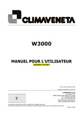 CLIMAVENETA W3000 Manuel De L'utilisateur