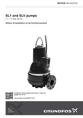 Grundfos SL1.100.100.75.4 Notice D'installation Et De Fonctionnement