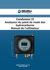 Michell Instruments Condumax II Manuel De L'utilisateur