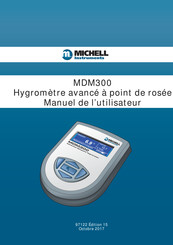 Michell Instruments MDM300 Manuel De L'utilisateur