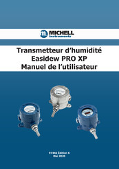 Michell Instruments Easidew PRO XP Manuel De L'utilisateur