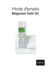 BELGACOM Twist 212 Mode D'emploi