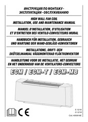 Polar Air ECM Manuel D'installation, D'utilisation Et D'entretien