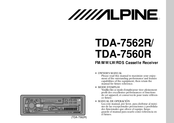 Alpine TDA-7562R Mode D'emploi