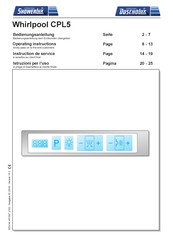 Duscholux CPL5 Instructions De Service