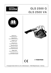 Güde GLS 2500 G Mode D'emploi Original