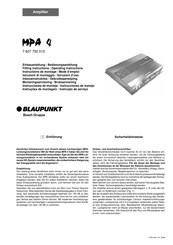 Blaupunkt MPA 4 Mode D'emploi