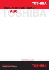 Toshiba A80 Manuel De L'utilisateur