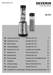 SEVERIN SM 3739 Mode D'emploi