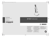 Bosch DP 500 Professional Notice Originale