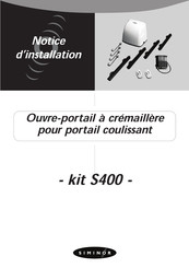 SIMINOR kit S400 Notice D'installation