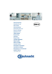 Bauknecht MW 61 Mode D'emploi