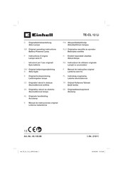 EINHELL TE-CL 12 Li Instructions D'origine