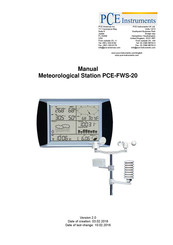 PCE Instruments PCE-FWS-20 Manuel D'utilisation