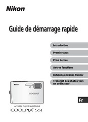 Nikon COOLPIX S51 Guide De Démarrage Rapide